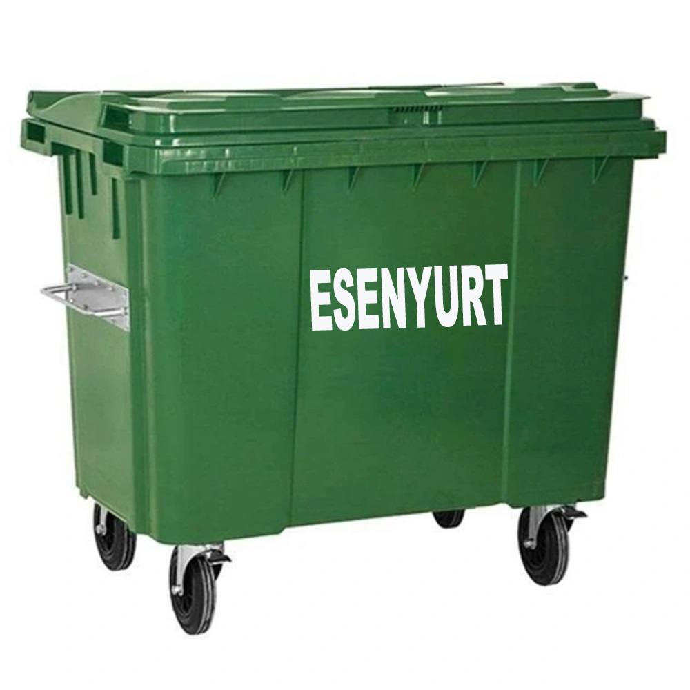 Esenyurt 1100 Litre Plastik Çöp Konteyneri